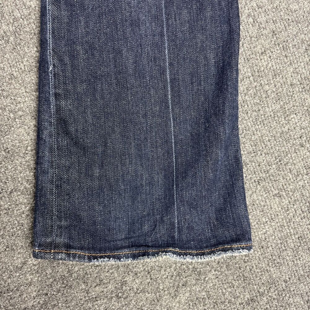 7 For All Mankind Flare Jeans Women's 30 Blue Dark Wash - Picture 6 of 12